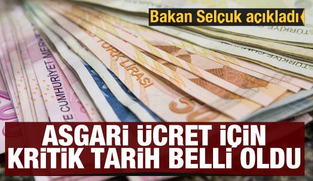 Son dakika... Asgari ücret için kritik tarih belli oldu