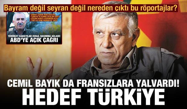 Teröritbaşı Cemil Bayık Fransız gazetesine yazdı! Türkiye'yi hedef aldı