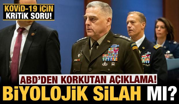 ABD'den korkutan açıklama: Biyolojik silah olarak kullanılabilir
