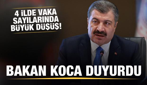Son Dakika Haberi Bakan Koca Duyurdu 4 Ilde Vaka Sayisinda Buyuk Dusus Guncel Haberleri