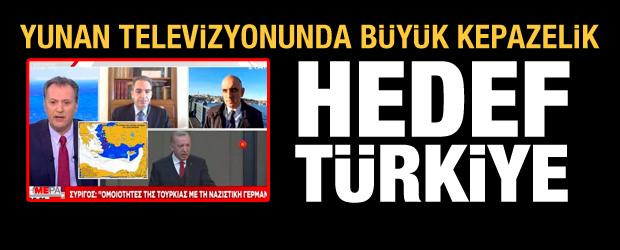 Hedef Türkiye! Yunan televizyonunda büyük kepazelik