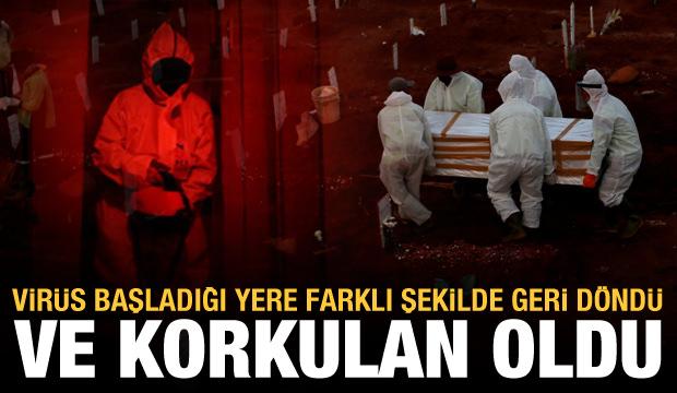 Son dakika dehşeti! Koronavir&uuml;s başladığı yere farklı şekilde geri d&ouml;nd&uuml;