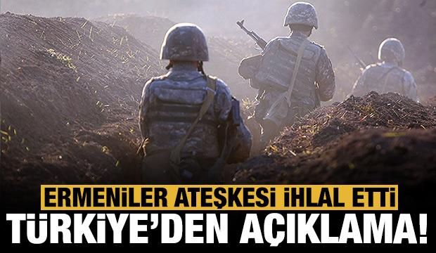 Son dakika: Türkiye'den Karabağ'daki Ermeni unsurlar hakkında sert açıklama