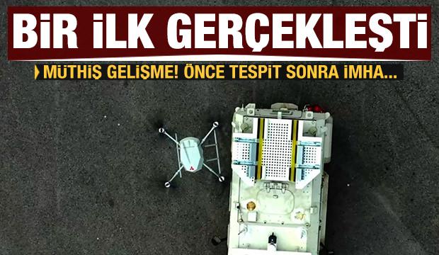 Bir ilk gerçekleştirildi: Silahlı drone askeri kara aracına entegre edildi