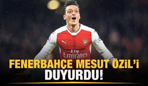 Fenerbahçe Mesut Özil'i resmen duyurdu!