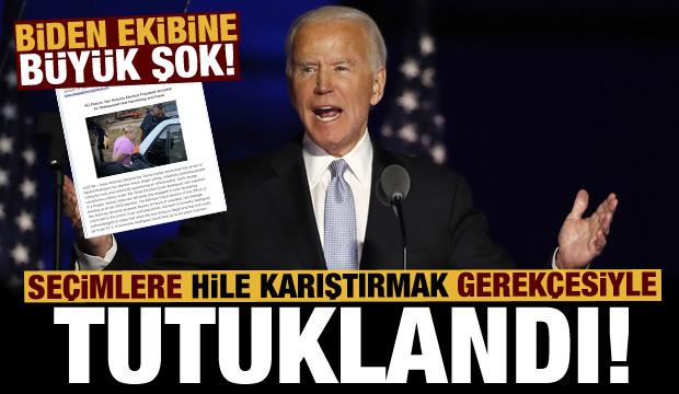 Son dakika: Biden'a şok: Ekibinden bir kadın seçimlerde hile yaptığı iddiasıyla tutuklandı!