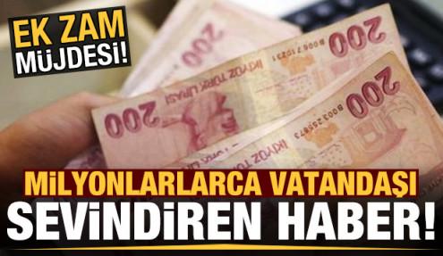 Milyonları sevindiren haber! Emekliye ek zam müjdesi...