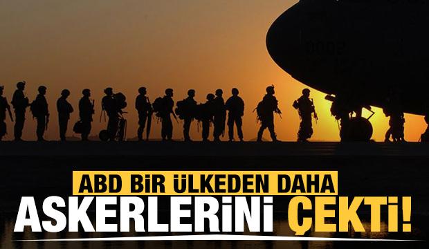 ABD bir ülkeden daha askerlerini çekti!