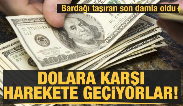 Dolara karşı harekete geçiyorlar! Bardağı taşıran son damla oldu