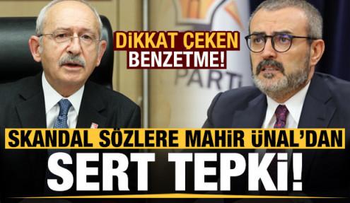 Skandal sözler sonrası Mahir Ünal'dan sert tepki! Dikkat çeken benzetme