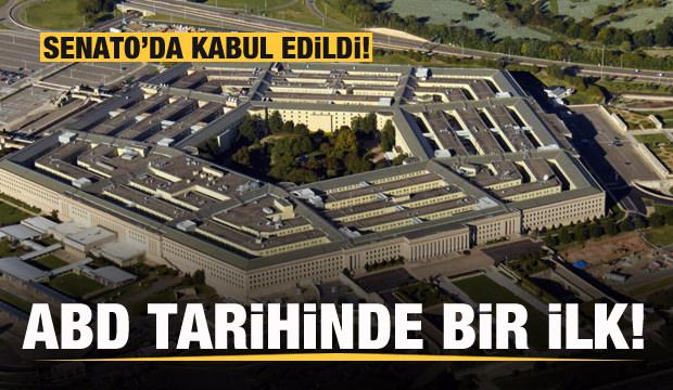 Son dakika: ABD tarihinde bir ilk! Oy çokluğu ile kabul edildi