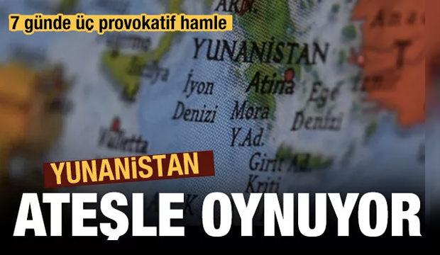 Yunanistan'dan 7 günde 3 tahrik