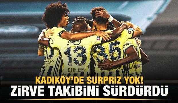 Fenerbahçe zirve takibini sürdürdü