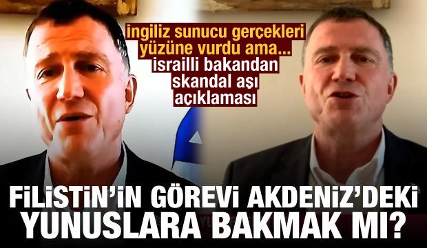 İsrail'den skandal aşı açıklaması: Filistin'in görevi Akdeniz'deki yunuslara bakmak mı?