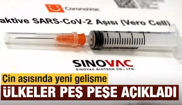 Peş peşe açıklamalar: Çin aşısında önemli gelişme
