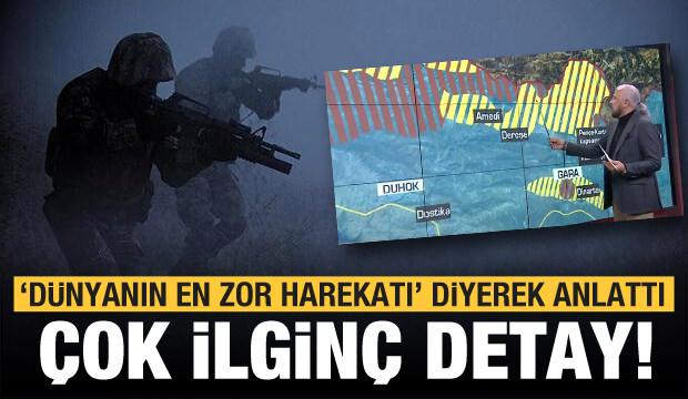 Çok ilginç detay! 'Dünyanın en zor harekatı' diyerek açıkladı
