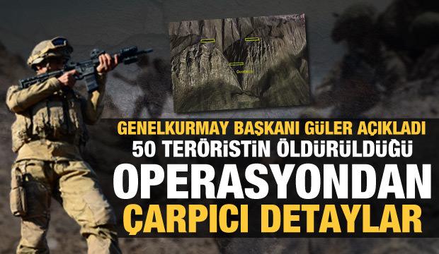 Genelkurmay Başkanı Güler, Gara'daki operasyonun detaylarını açıkladı