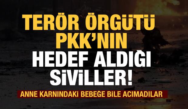 Terör örgütü PKK'nın hedef aldığı siviller! Bebek. çocuk, öğretmen, genç, yaşlı....