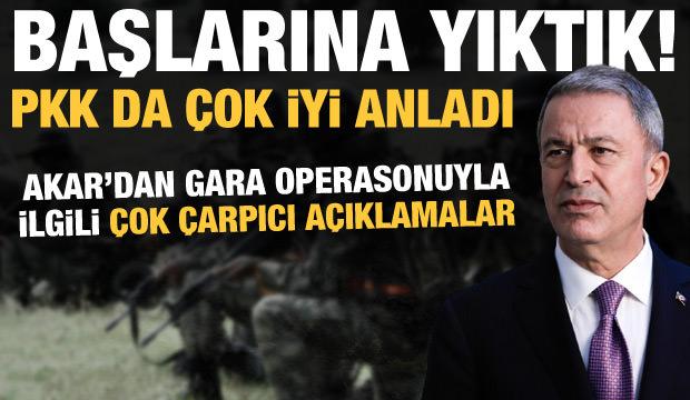 Bakan Akar'dan Gara mesajı: Hareket kabiliyetleri azaldı