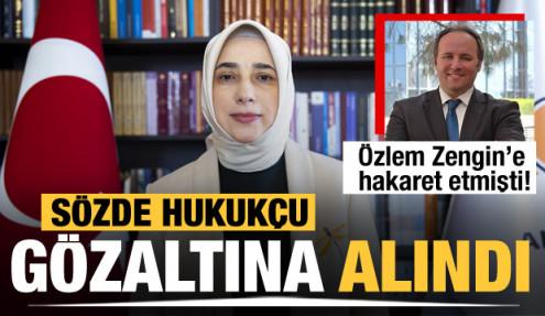 AK Parti Grup Başkanvekili Zengin'e hakaret eden şüpheli gözaltına alındı