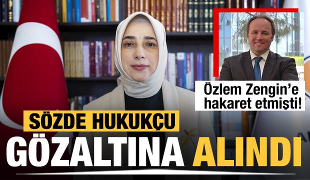 AK Parti Grup Başkanvekili Zengin'e hakaret eden şüpheli gözaltına alındı