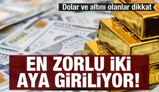 Dolar ve altını olanlar dikkat! En zorlu iki aya giriliyor
