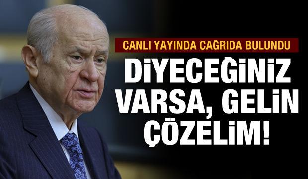 MHP Genel Başkanı Bahçeli'den gençlere çağrı