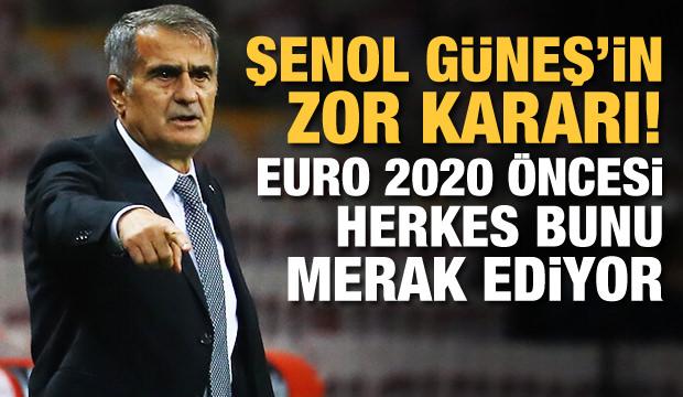 Şenol Güneş'in zor kararı!