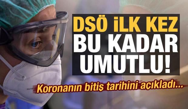 DSÖ ilk kez bu kadar umutlu! Koronanın bitiş tarihini açıkladı...