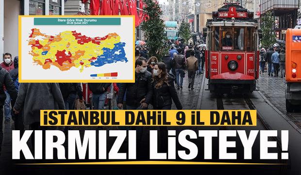 son dakika istanbul dahil 9 il daha