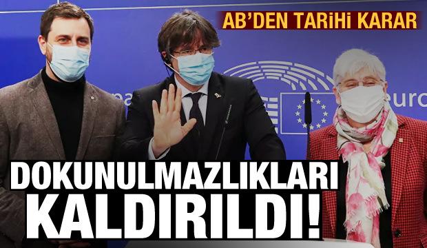 AP, Katalan vekillerin dokunulmazlığını kaldırdı