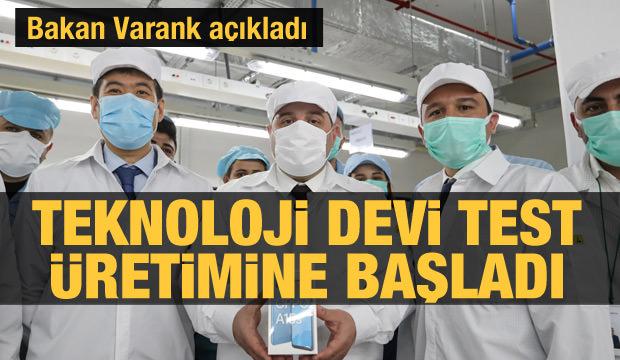 Bakan Varank açıkladı akıllı telefon test üretimi başladı