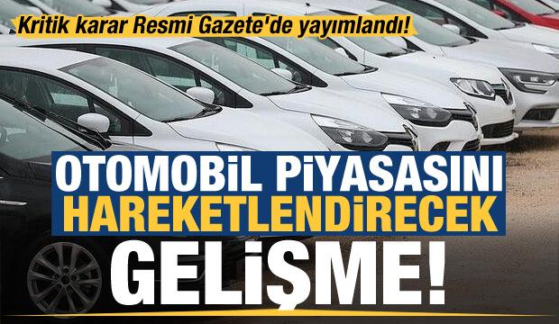 Kritik karar Resmi Gazete'de yayımlandı! Otomotivde taksit düzenlemesi