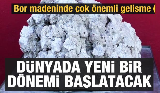 Bor madeninde çok önemli gelişme: Kansere karşı dünyada yeni bir dönemi başlatacak...