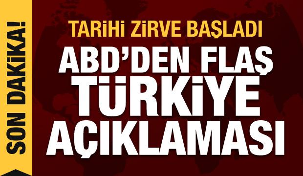 NATO Zirvesi başladı! ABD'den son dakika Türkiye açıklaması