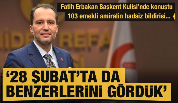 Δήλωση «Δήλωση» του Fatih Erbakan: Είδαμε παρόμοια στις 28 Φεβρουαρίου …