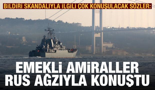 Taha Dağlı: Emekli amiraller Rus ağzıyla konuştu