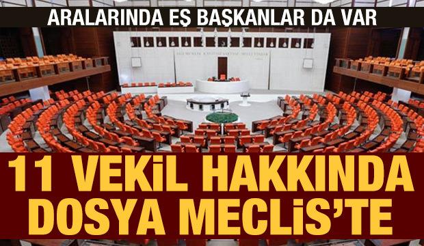 HDP ve DBP'li 11 milletvekili hakkında 14 fezleke