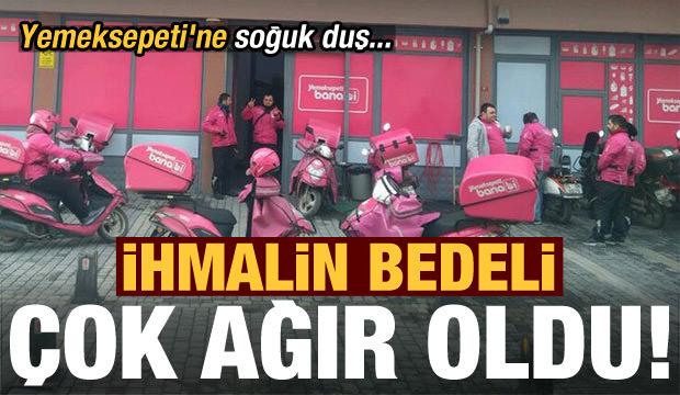 İhmalin bedeli çok ağır oldu! Yemeksepeti'ne soğuk duş
