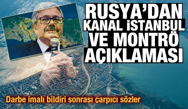 Rusya'dan Kanal İstanbul ve Montrö açıklaması