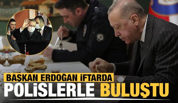 Başkan Erdoğan polislerle iftar yaptı