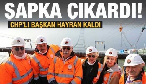 CHP'li başkan hayran kaldı! Köprüyü görünce şapka çıkardı