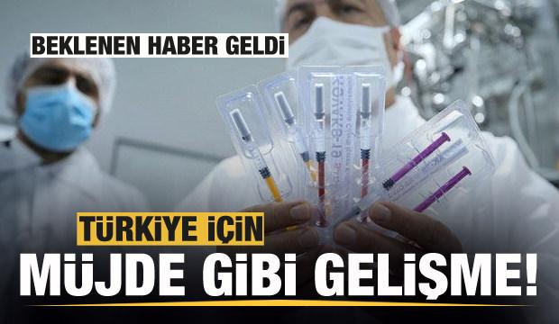 Koronaya karşı Türkiye için müjde gibi gelişme! Beklenen haber geldi