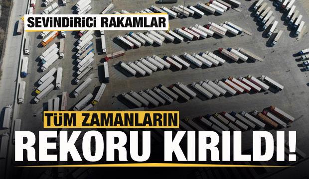 Tüm zamanların rekoru kırıldı: 24 saatte tam bin 438 tır
