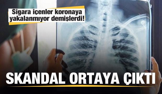Sigara içenler koronaya yakalanmıyor demişlerdi! Skandal ortaya çıktı