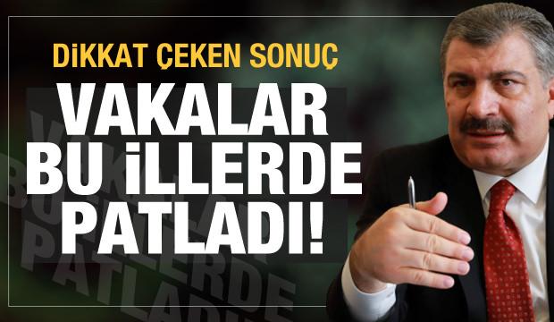 Son dakika haberi: Bakan Koca en çok vaka artışı olan illeri açıkladı