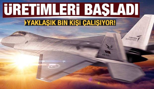 Milli Muharip Uçak projesinde bazı parçaların üretimine başlandı