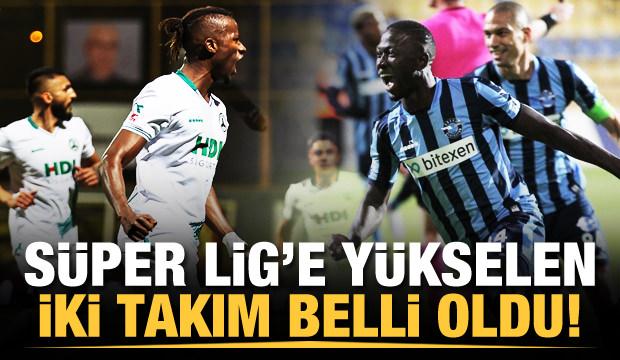 Süper Lig'e yükselen iki takım belli oldu!