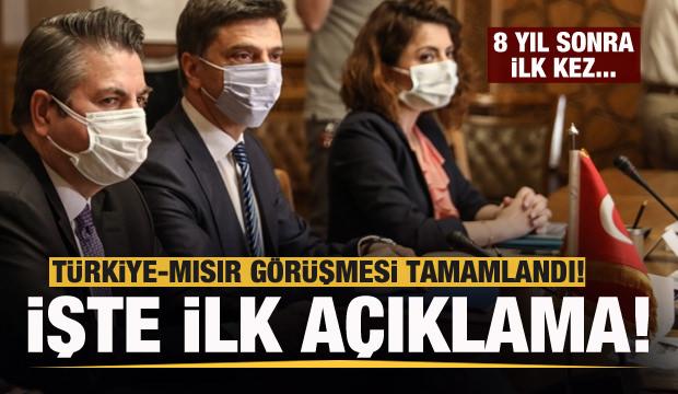 Türkiye-Mısır görüşmesi tamamlandı! İşte ilk açıklama!