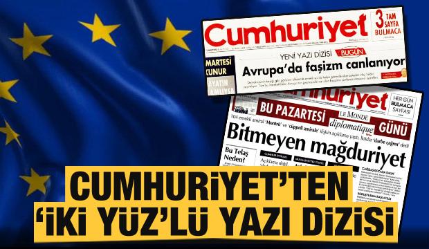 Cumhuriyet'ten 'iki yüz'lü yazı dizisi